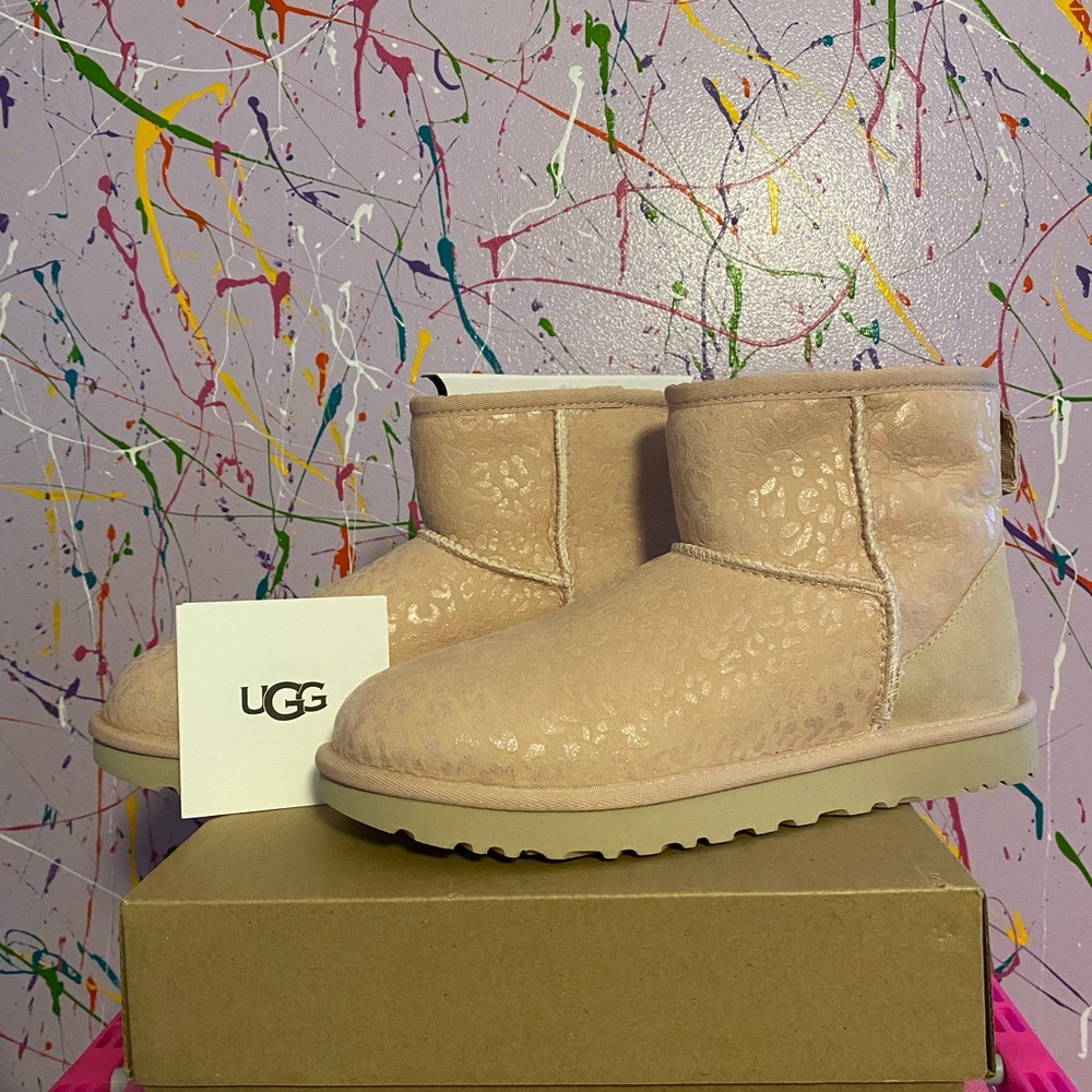 UGG Mini Snow Leopard Boot.